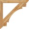 Ekena Millwork Merced Traditional Rough Sawn Bracket, Western Red Cedar, 4"W x 42"D x 42"H BKT04X42X42MRC01RWR - alternate 4